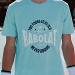 Babolat Exercise Graphic Tee Angel Blue